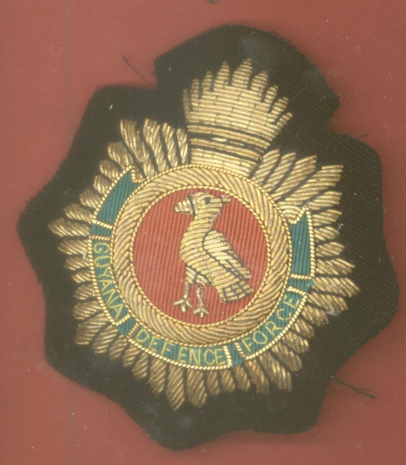 Guyana Defence Force Officer's bullion badge