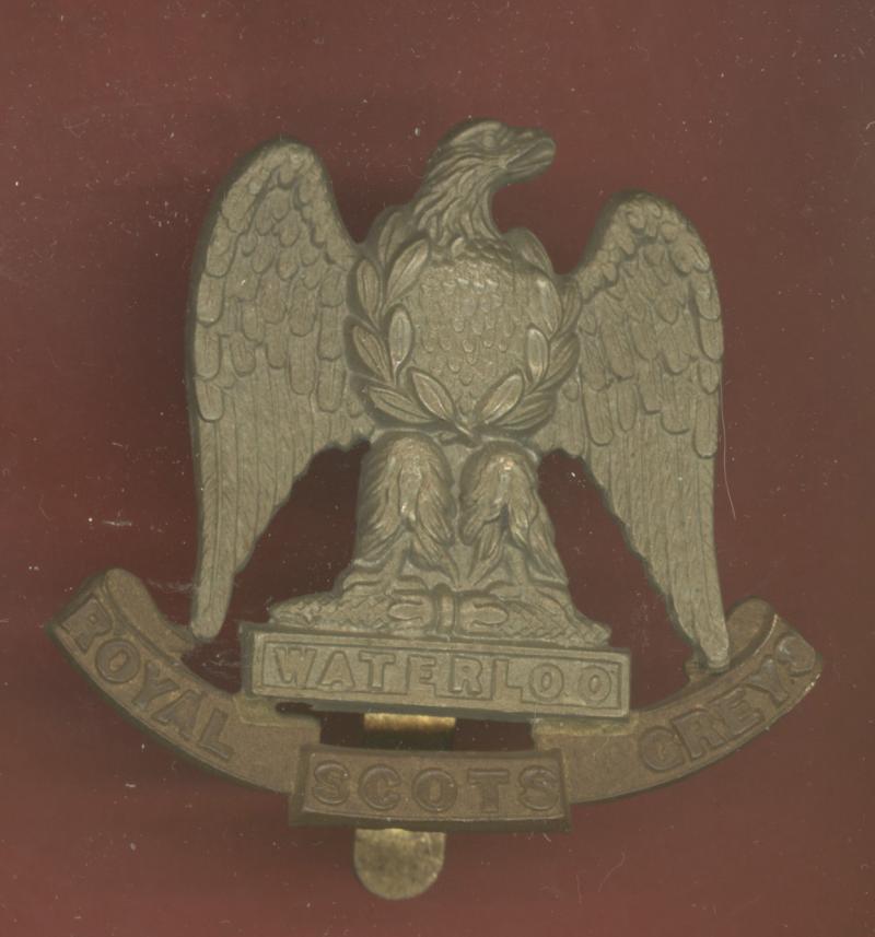 Scottish Royal Scots Greys OR's cap badge