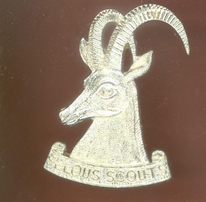 Rhodesian Armoured Car Regiment, Selous Scouts staybright cap badge