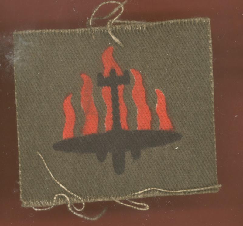 5th Anti Aircraft Division WW2 cloth formation sign