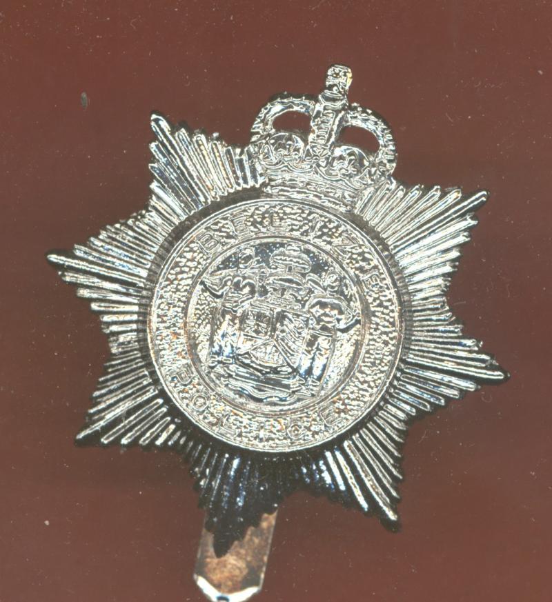 British Colonial Belize Police cap badge