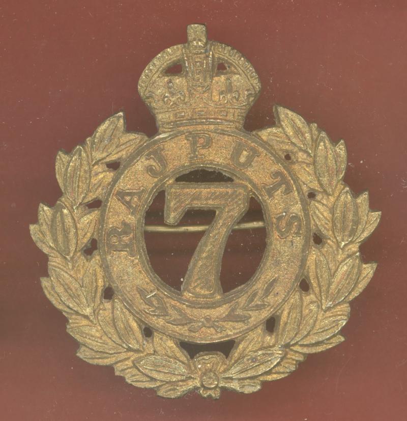 Indian Army 7th Rajputs Regiment WW1 pagri badge