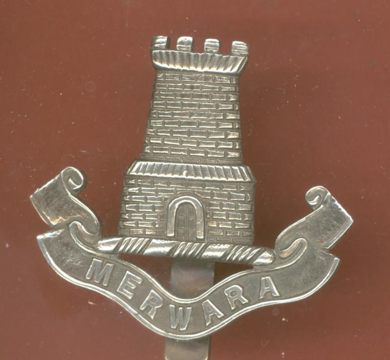 Indian Army 44th Merwara Infantry WW1 Officer's pagri badge