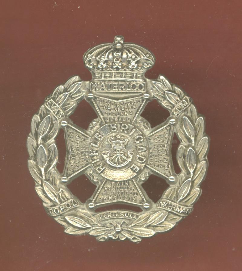 The Rifle Brigade Prince Consort's Own Victorian field service cap badge