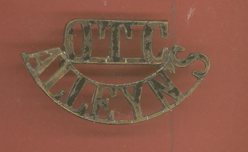 O.T.C. / ALLEYN'S Alleyn's School shoulder title