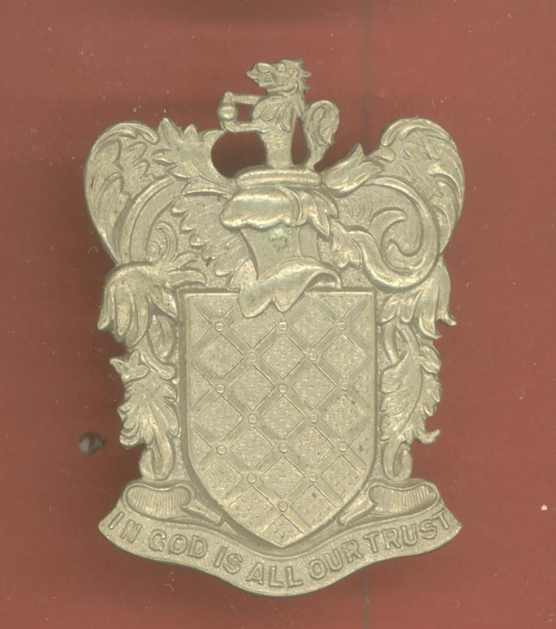 Alderham School Elstree, Herts O.T.C. cap badge