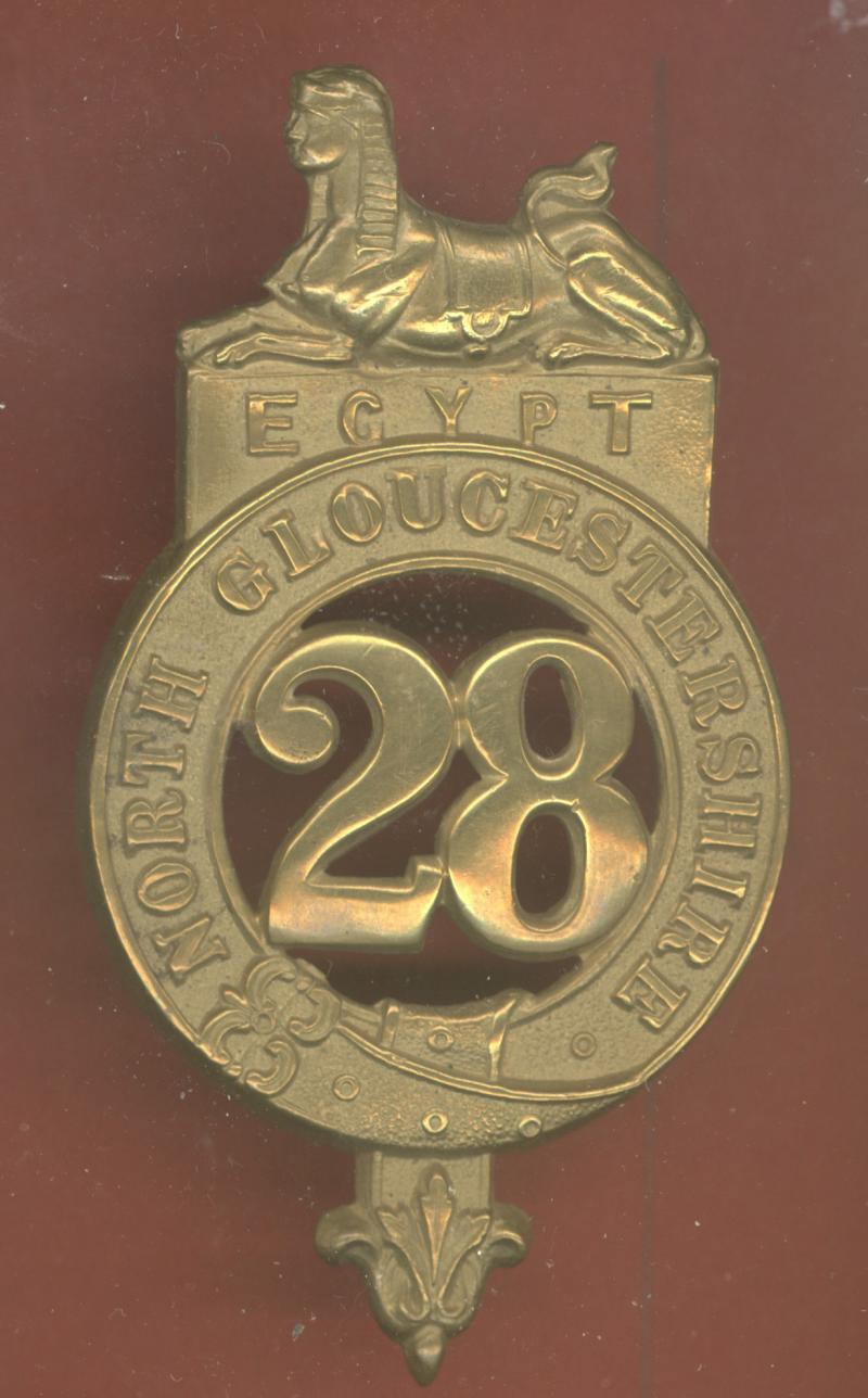 28th North Gloucestershire Regiment of Foot Victorian OR's glengarry badge