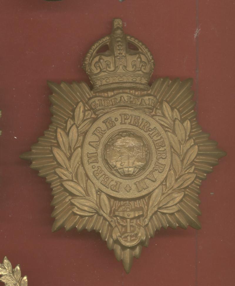 Royal Marines K/C OR' s helmet plate.