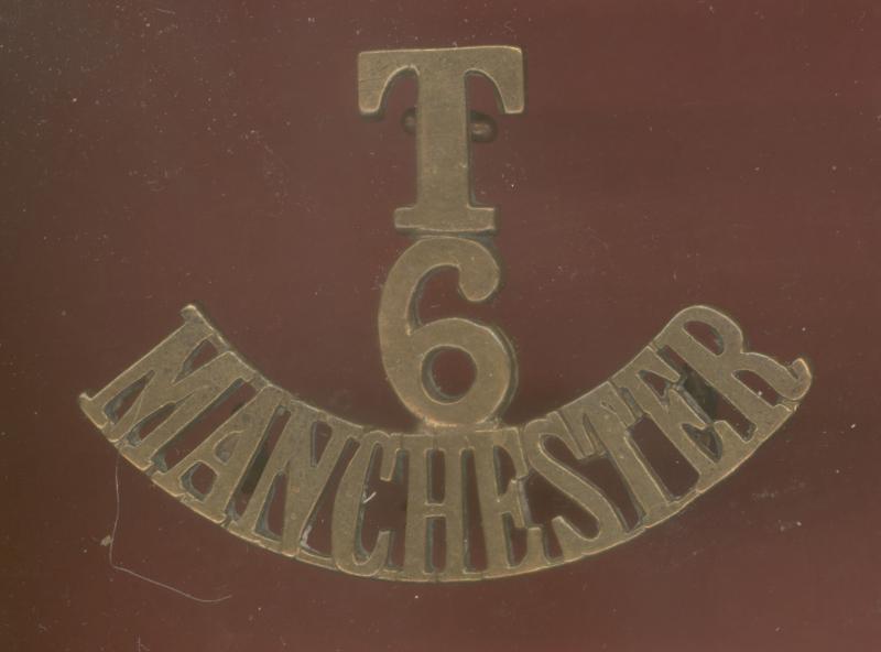 T / 6 / MANCHESTER Manchester Regiment. WW1 shoulder title