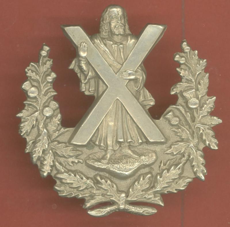 Scottish Q.O. Cameron Highlanders Victorian sporran badge