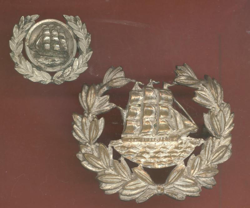 British Colonial British Guiana Police cap & collar badges