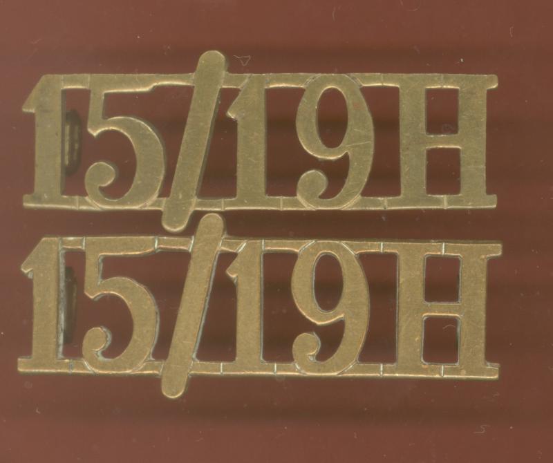 15/19H 15th/19th King's Hussars OR's shoulder titles