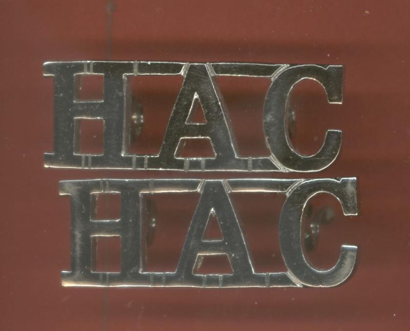 H.A.C. Honourable Artillery Company shoulder titles