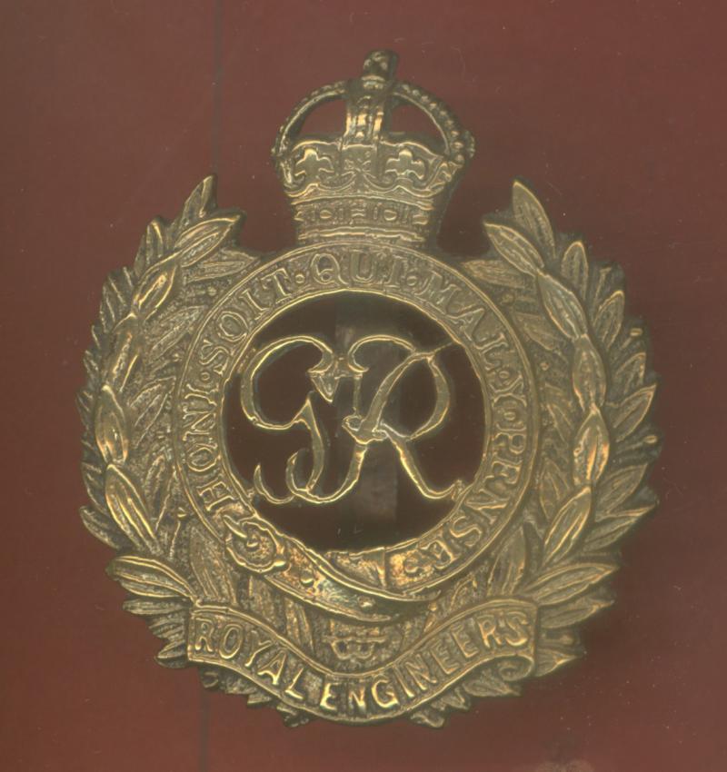 Royal Engineers WW2 Indian made OR's cap badge