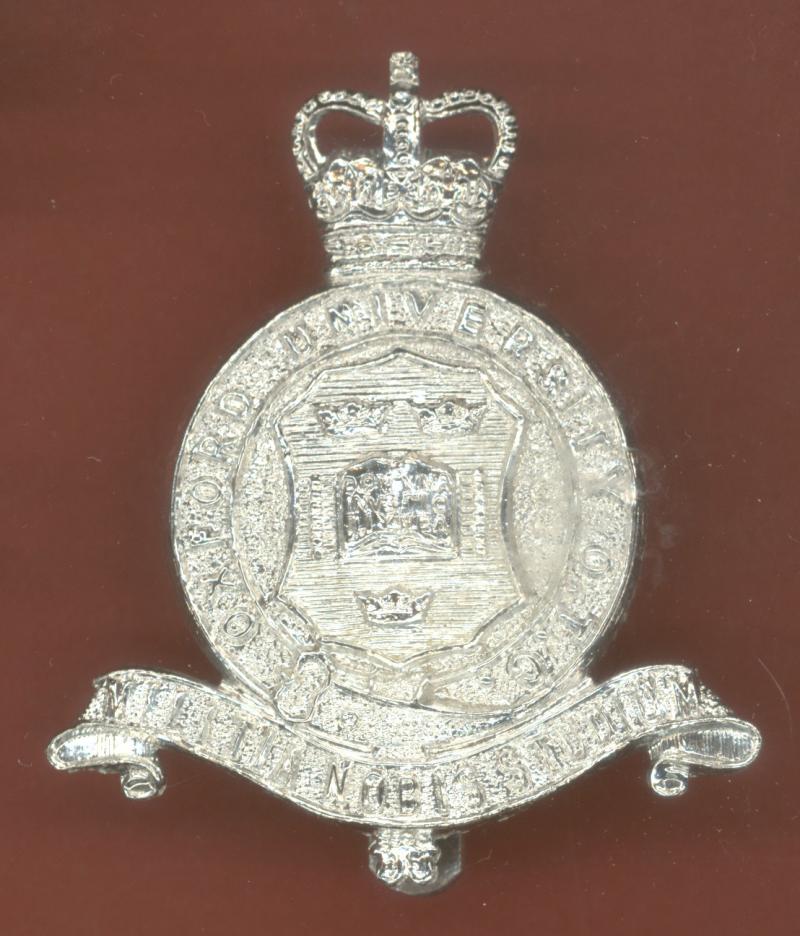 Oxford University OTC staybright cap badge