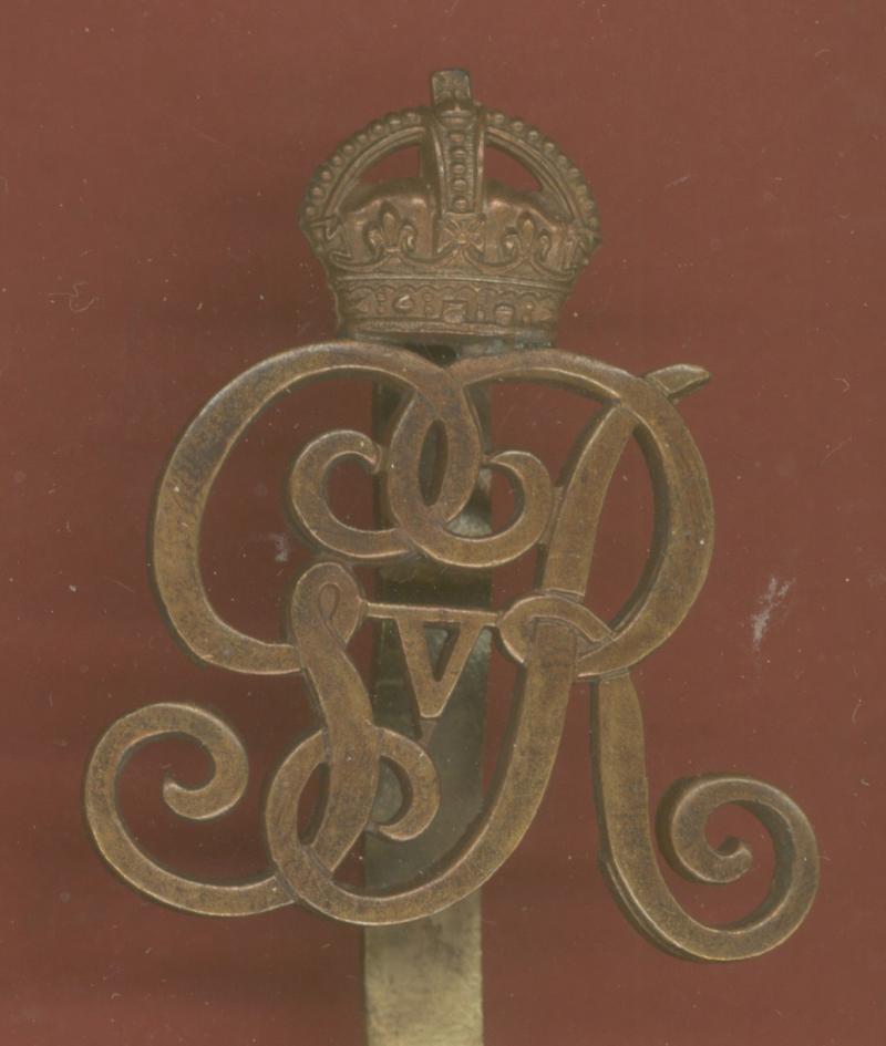 The King's Own Royal Norfolk Yeomanry WW1 OR's large cap badge