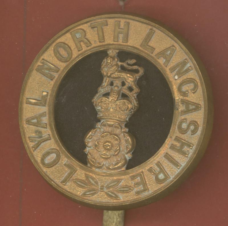 Loyal North Lancashire Regiment Edwardian OR's pagri badge