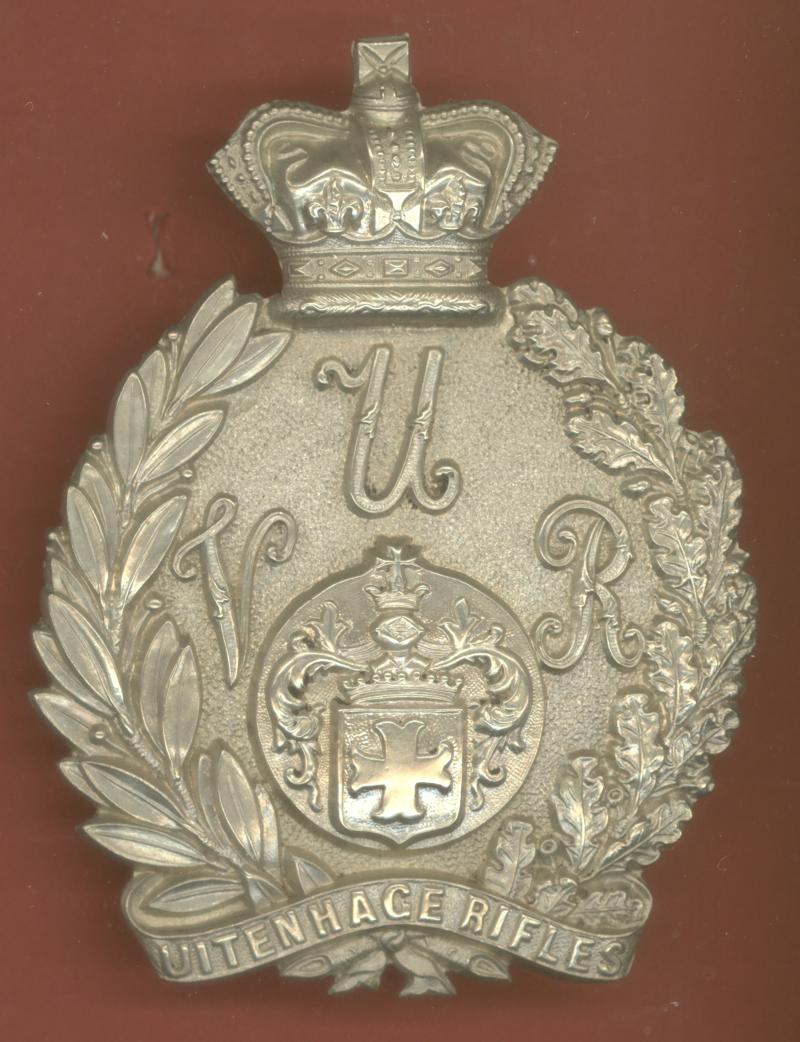 South African. Uitenhage Rifles Victorian helmet plate