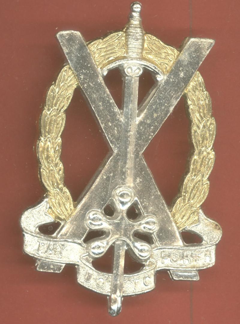 Tayforth University U.O.T.C. staybright cap badge