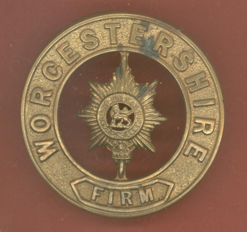 Worcestershire Regiment Victorian OR’s helmet plate centre