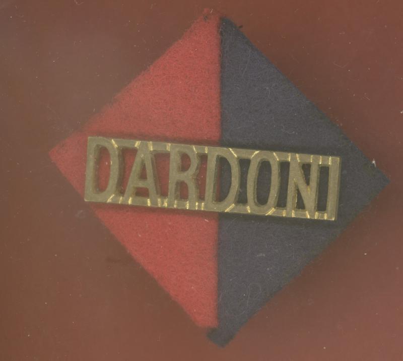 13th Dardoni Mountain Battery Indian Army Artillery pagri badge