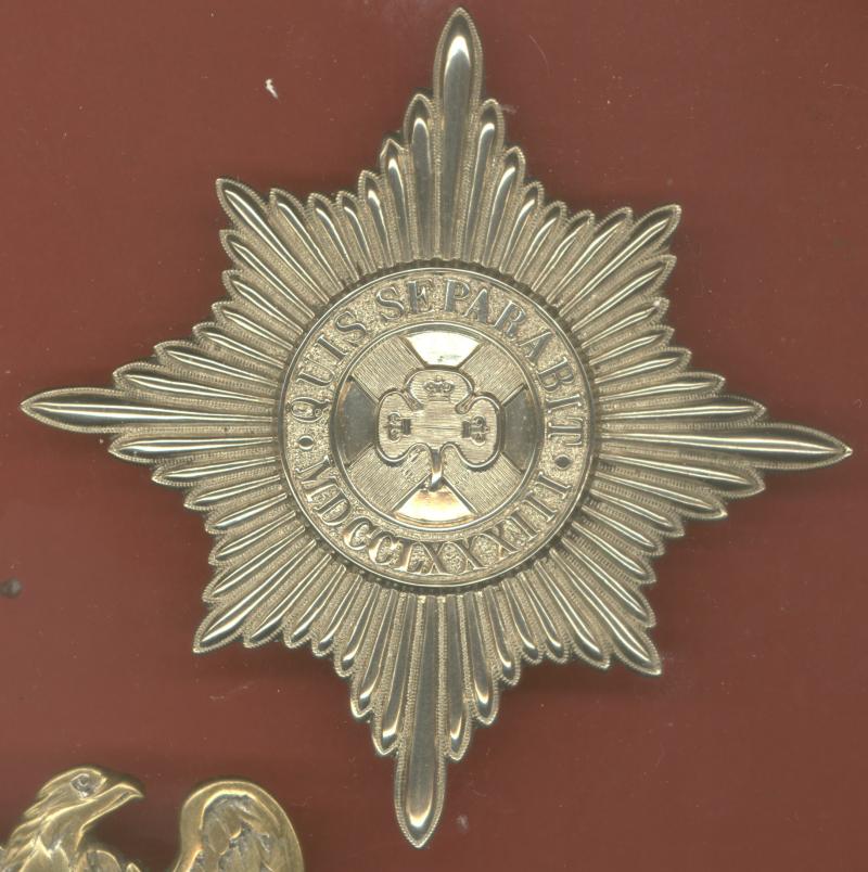 Irish Guards Pipers caubeen badge