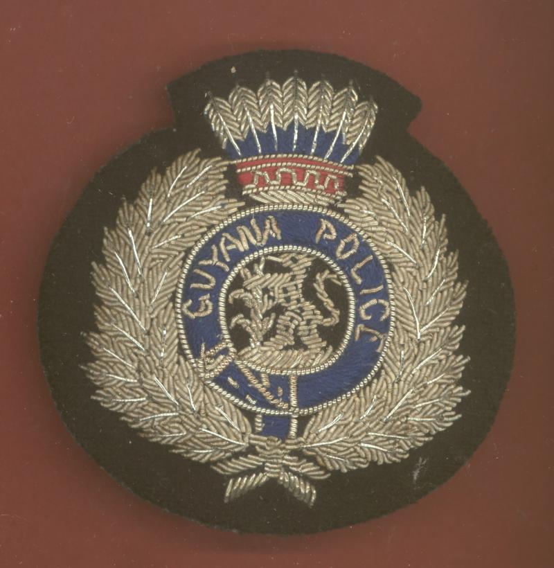 Guyana Police Senior Officer's bullion badge