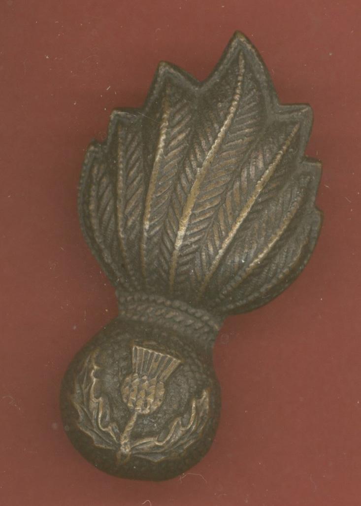 Scottish Royal Scots Fusiliers Officer's OSD collar badge