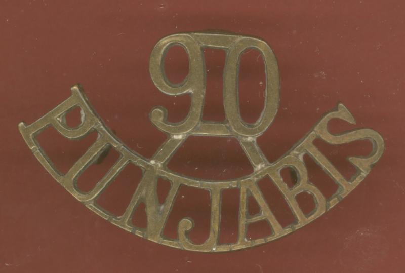 Indian Army 90 / PUNJABIS WW1 shoulder title