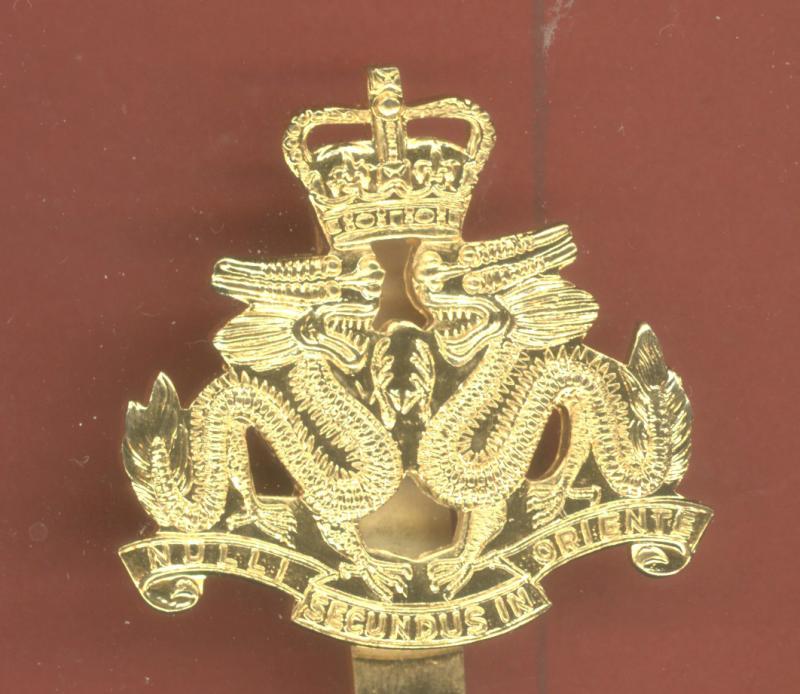 Hong Kong Regiment Officer's beret badge