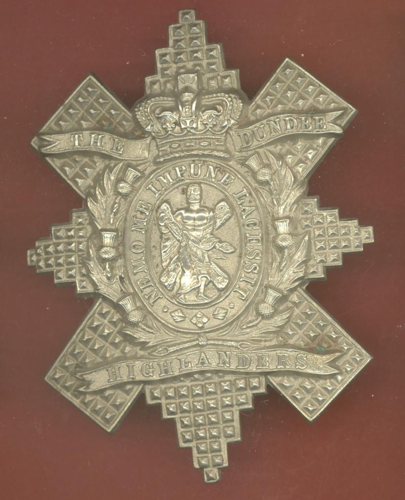 Scottish. 3rd Forfarshire Rifle Volunteers (Dundee Highlanders) Victorian glengarry badge