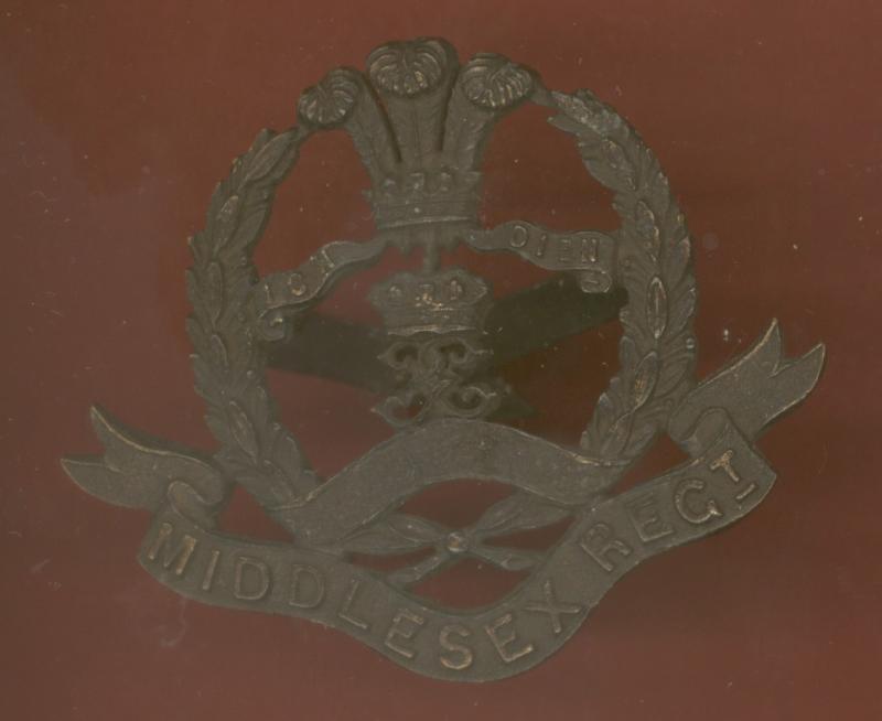 10th Battn. The Middlesex Regiment Officer's OSD cap badge