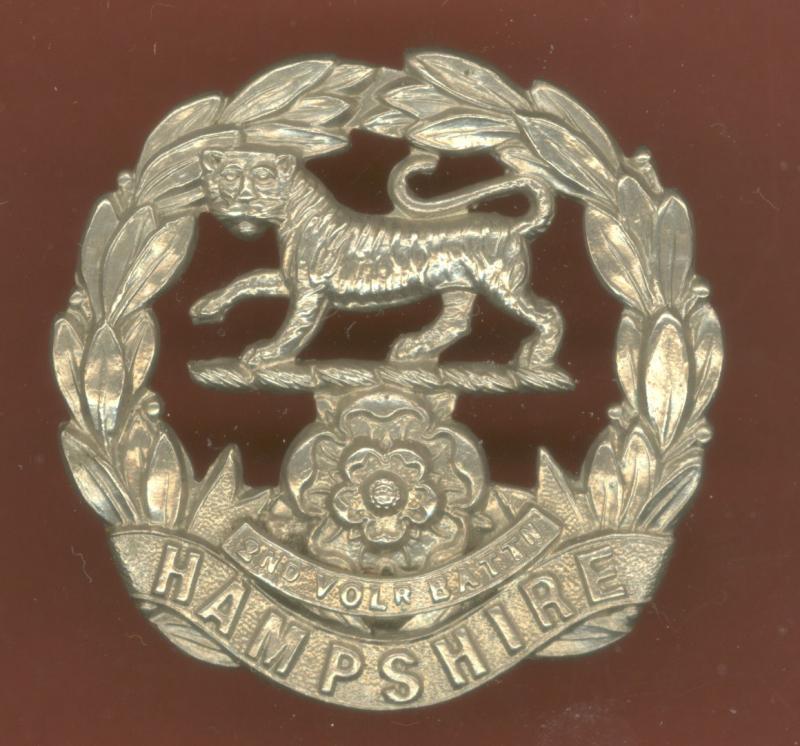 2nd (Southampton) VB Hampshire Regiment OR's cap badge.