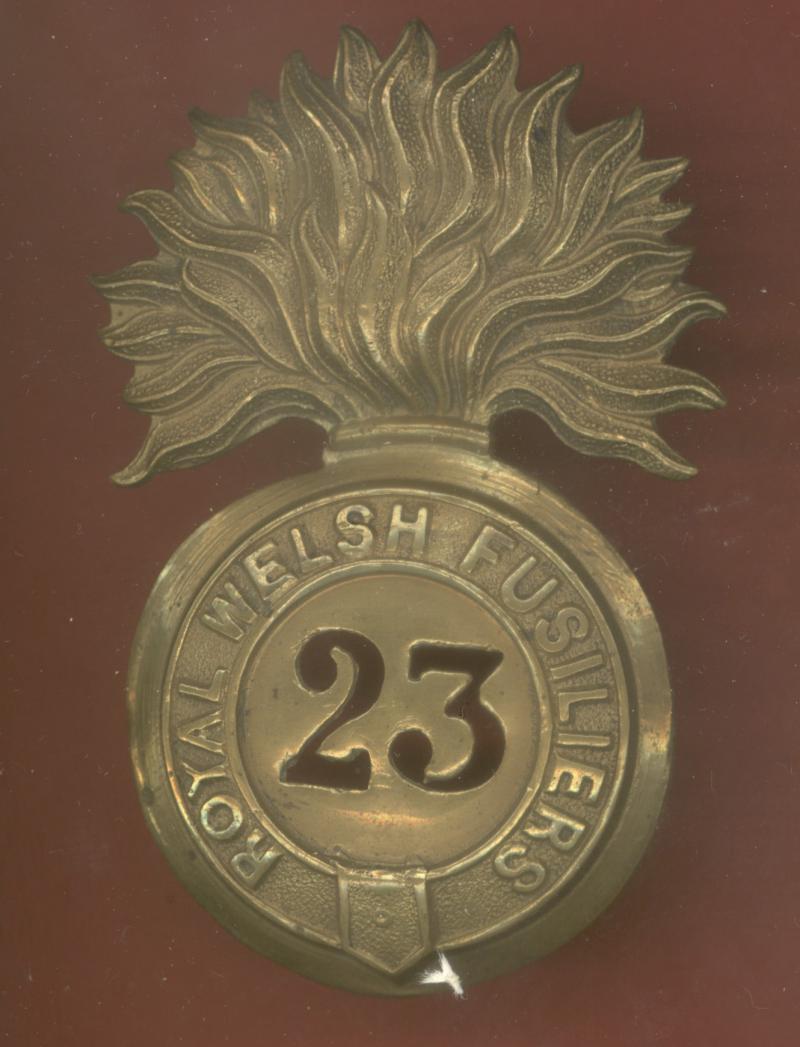 23rd Regiment of Foot Royal Welsh Fusiliers Victorian glengarry badge