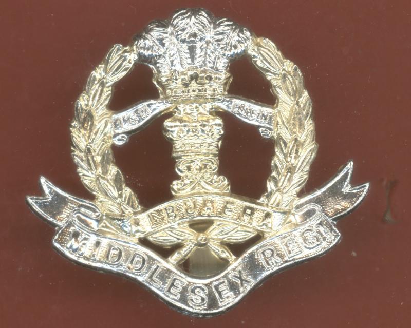 Middlesex Regiment staybright cap badge