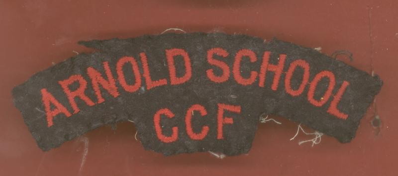 ARNOLD SCHOOL / C.C.F. cloth title