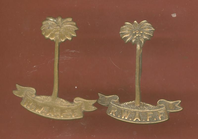 Royal West Africa Frontier Force  collar badges