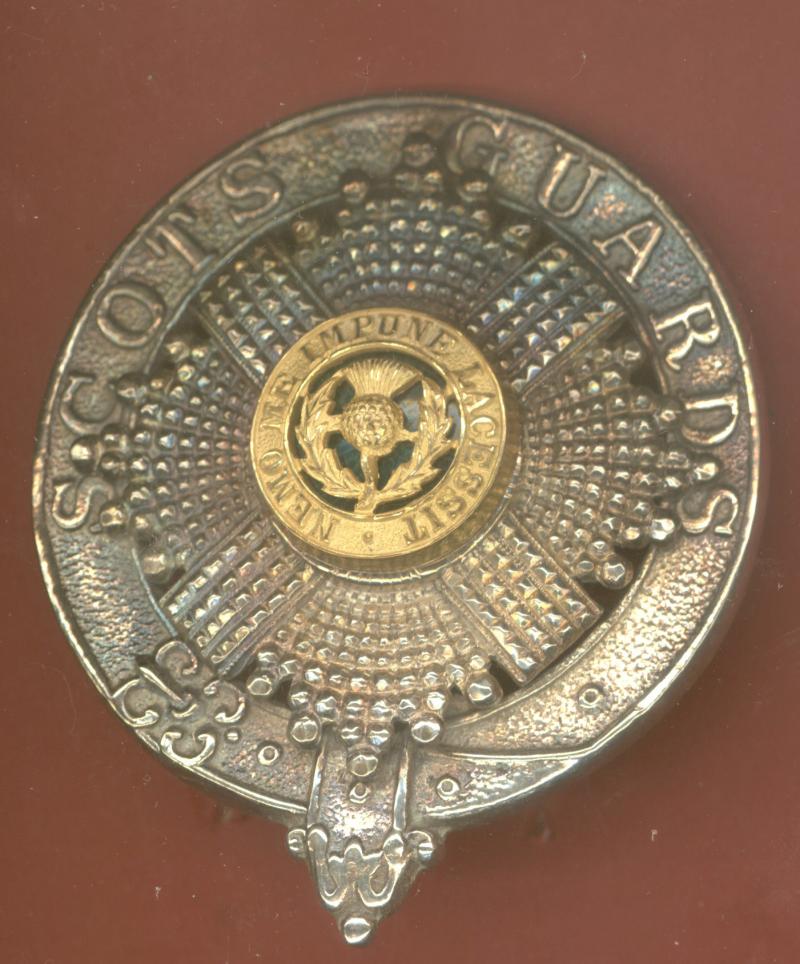 The Scots Guards Pipe Majors Glengarry badge