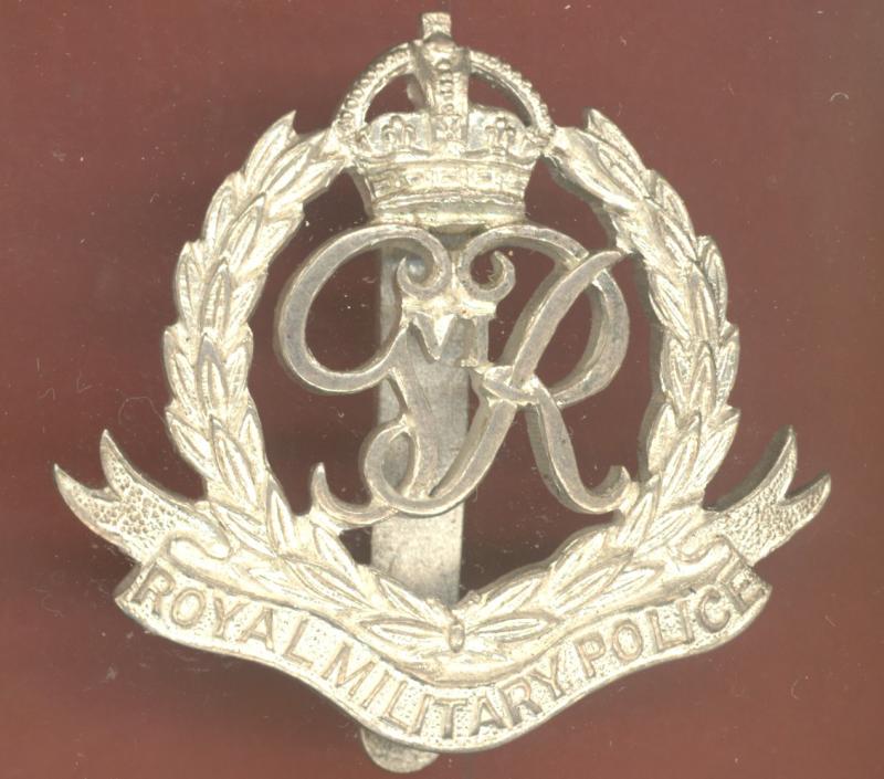 Royal Military Police Warrant Officer's GRVI cap badge