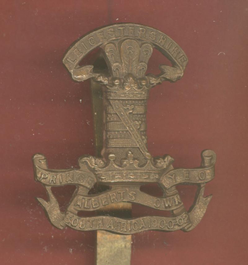 P.A.O. Leicestershire Yeomanry OR's cap badge