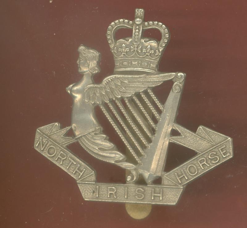 North Irish Horse OR's dress cap badge