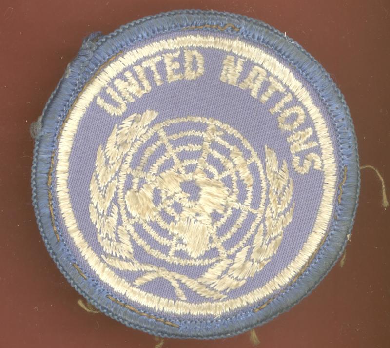 United Nations Peace Keepers formation sign