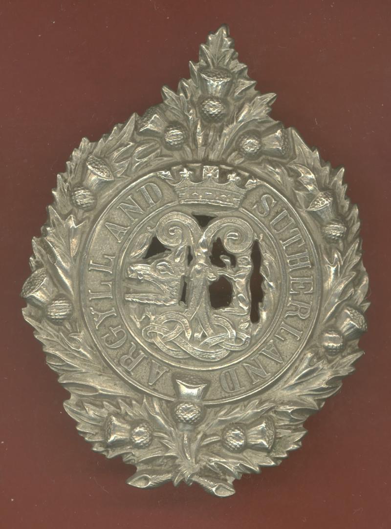 Argyll & Sutherland Highlanders OR's glengarry badge