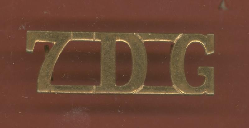 7-DG WW1 7th Princess Royals Dragoon Guards shoulder title