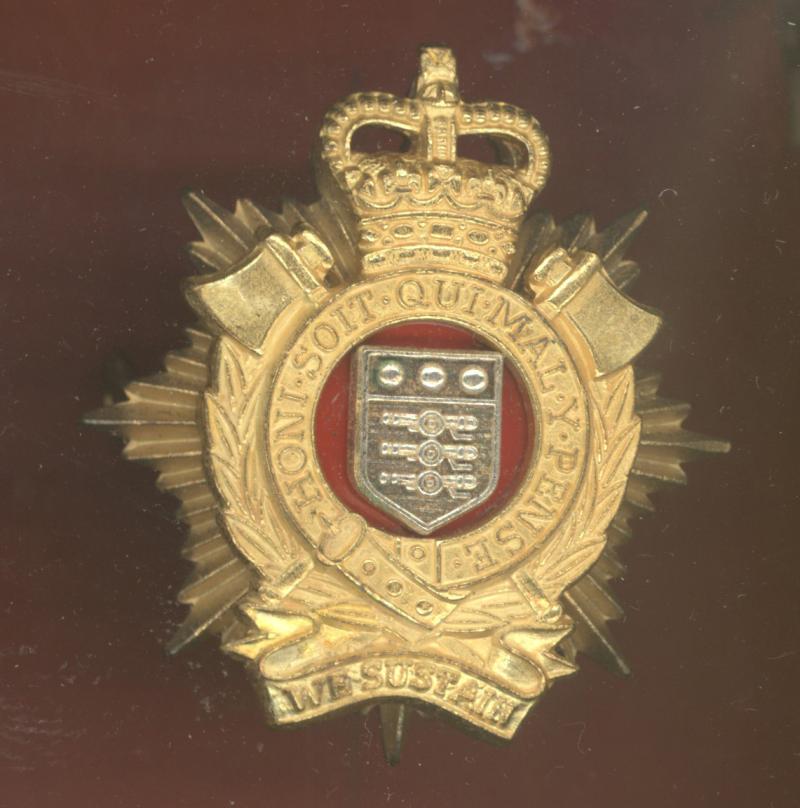 The Royal Logistic Corps Officer's cap badge