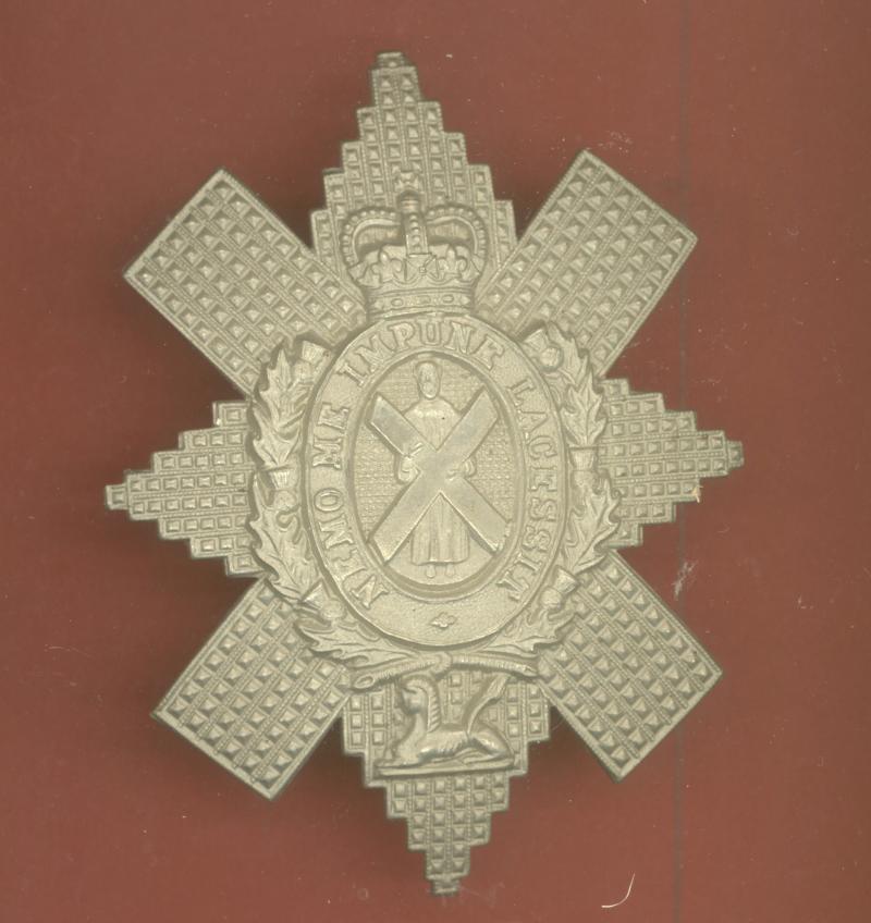 Scottish Black Watch Royal Hldrs EIIR OR's glengarry badge