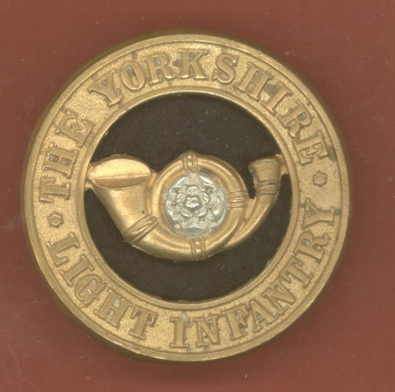 Yorkshire Light Infantry Regiment Victorian helmet plate centre