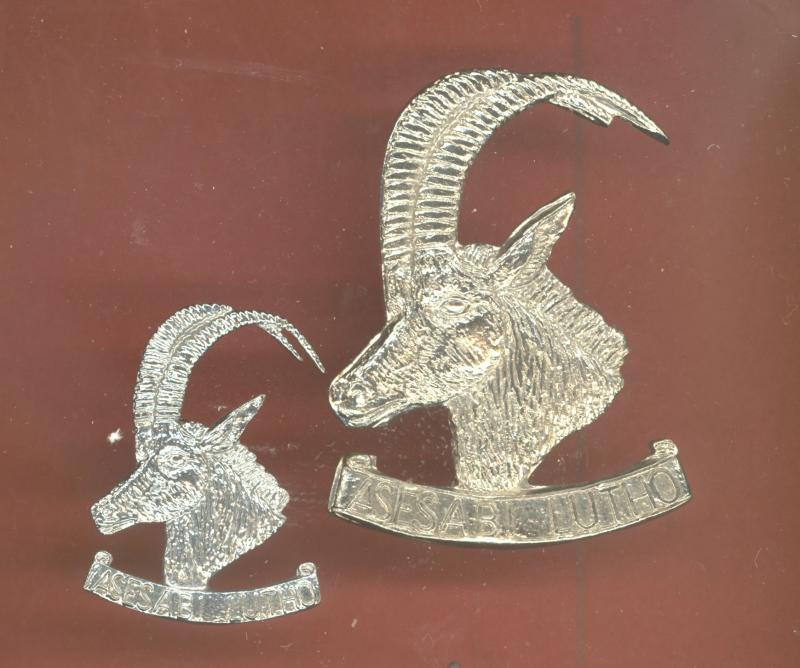 Rhodesian Armoured Car Regiment cap & collar badges