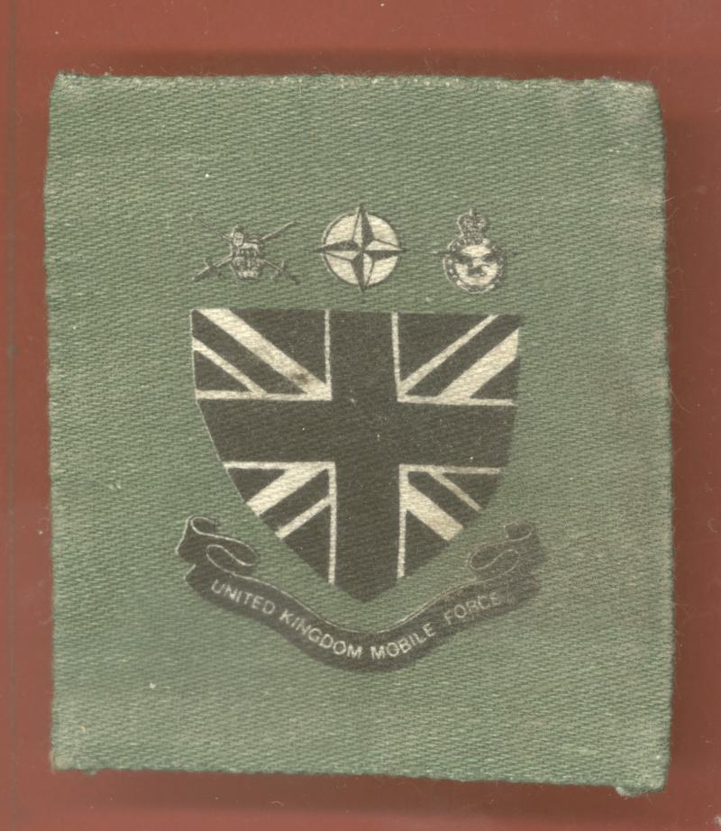 United Kingdom Mobile Force cloth formation sign