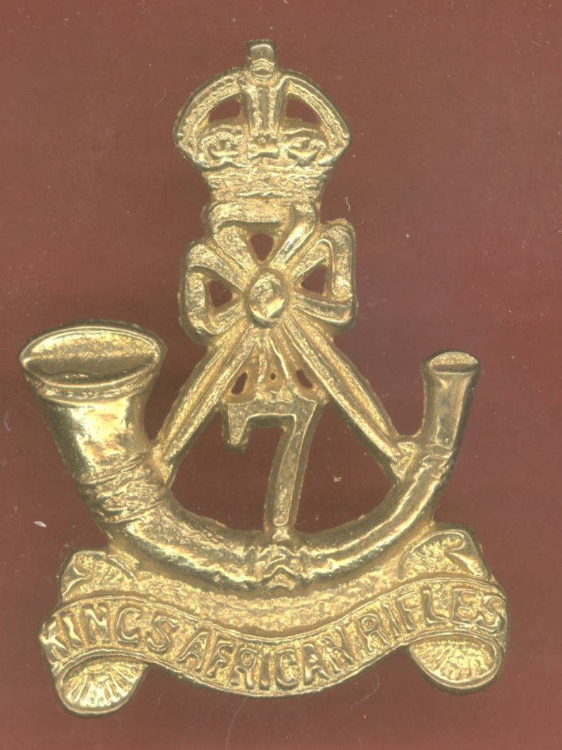 7th King's African Rifles K/C cap badge